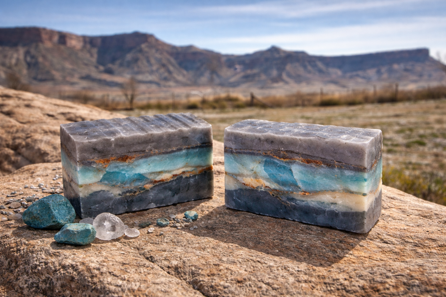 Desert Turquoise Mineral Soap