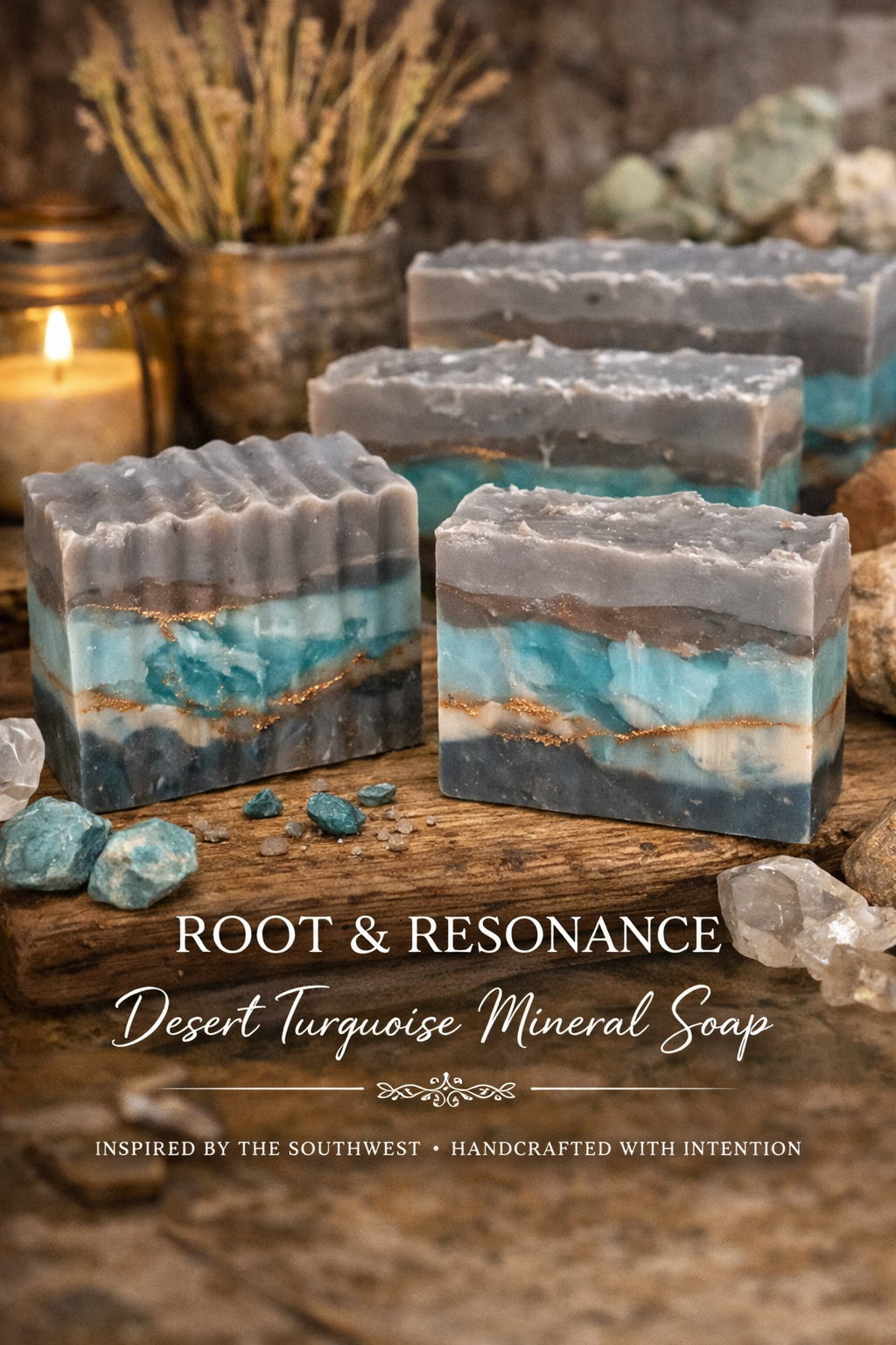 Desert Turquoise Mineral Soap