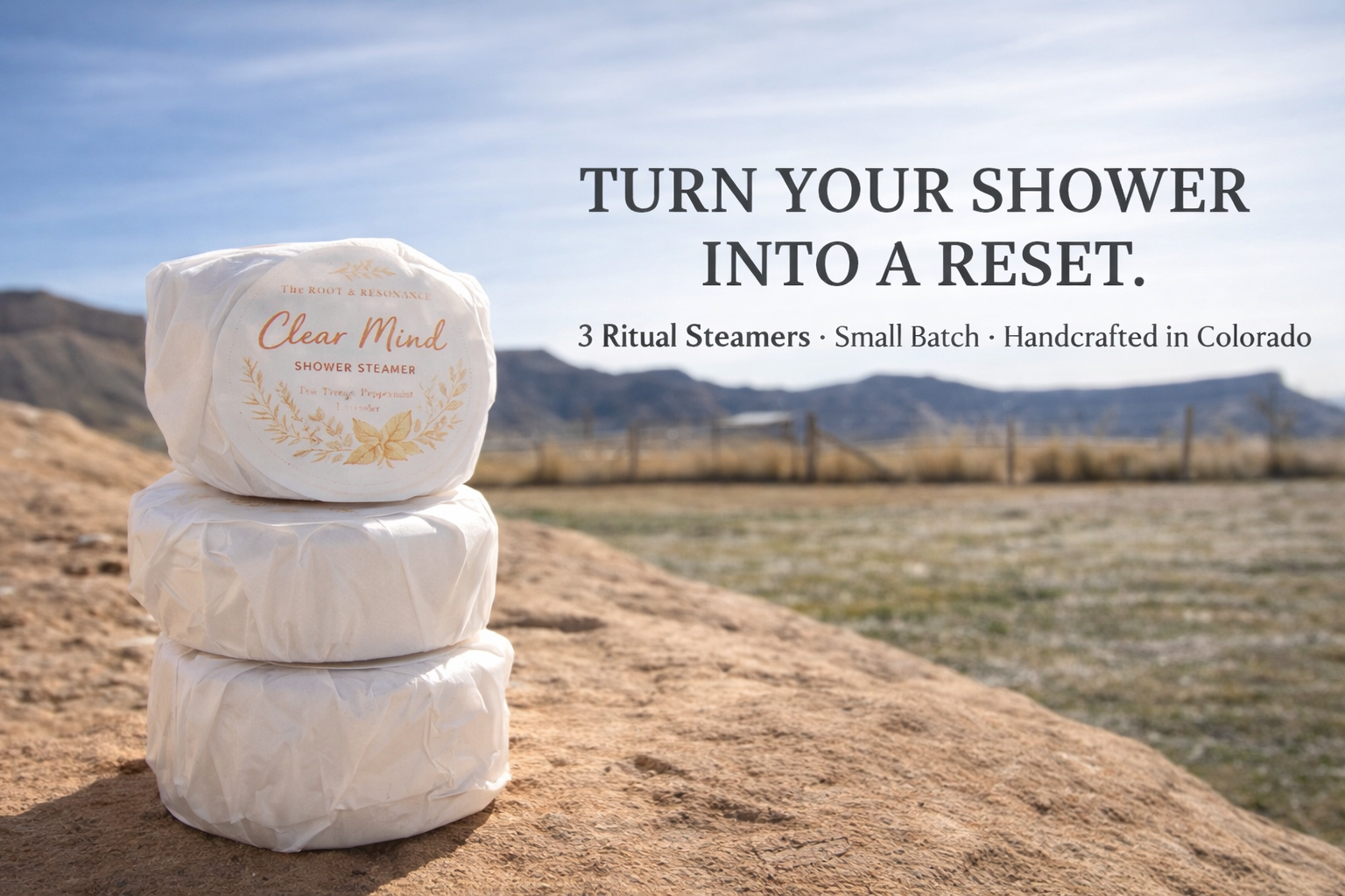 Clear Mind Shower Steamers – 3 Pack