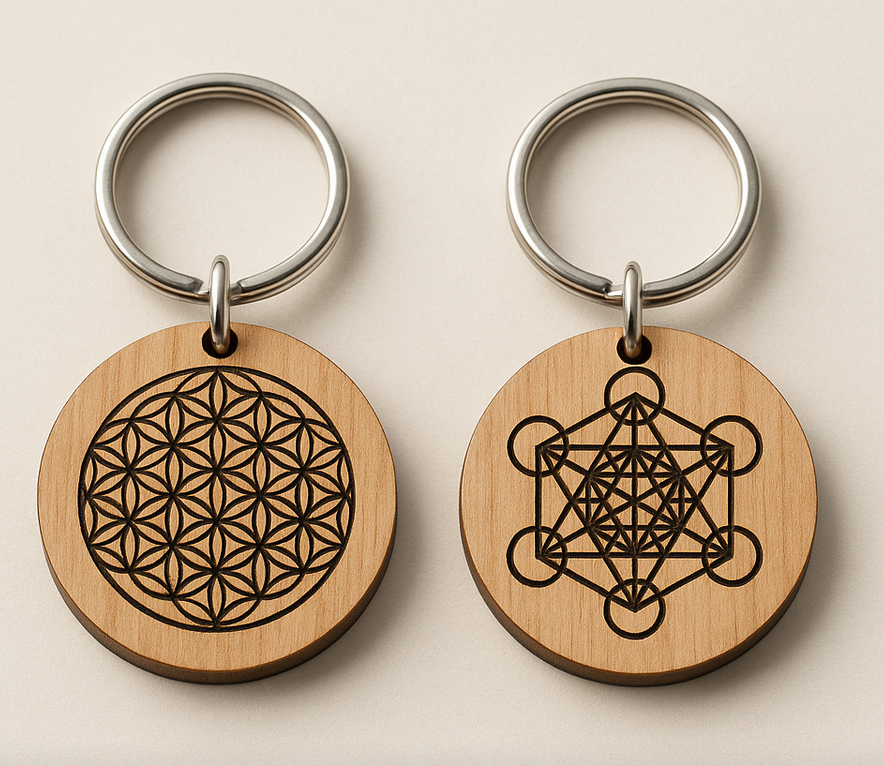 Sacred Geometry Keychain