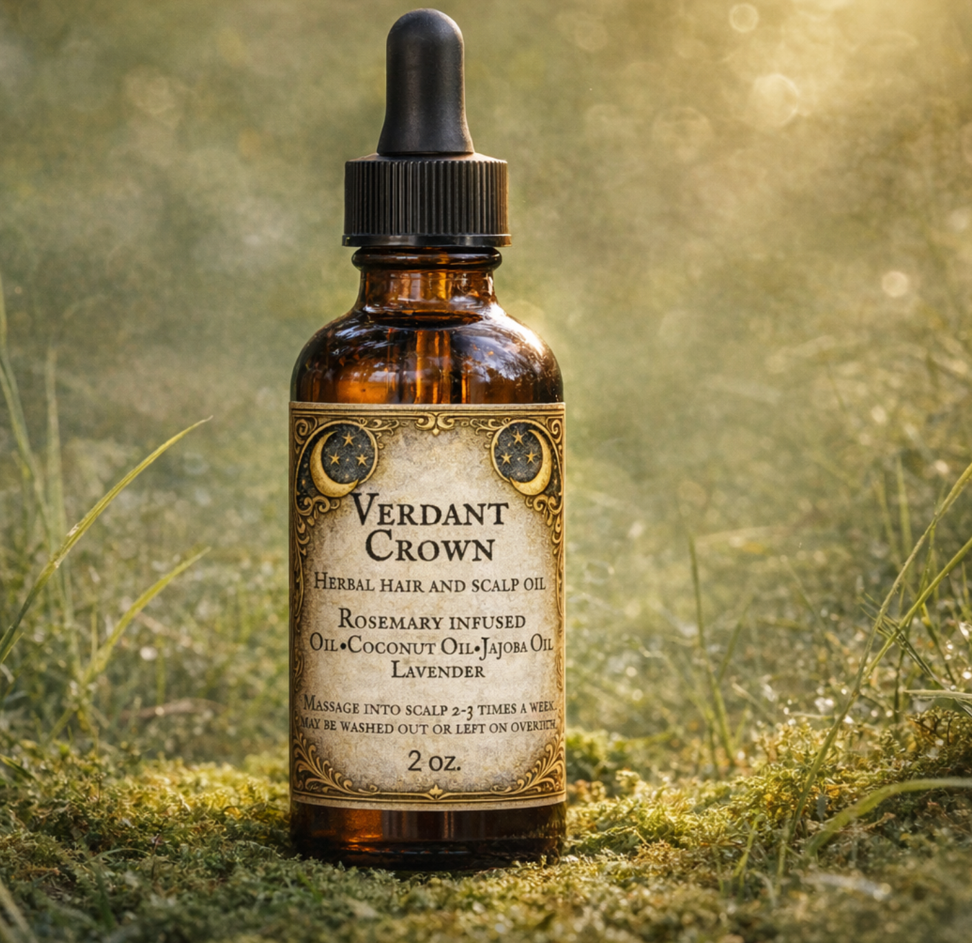 Verdant Crown-Herbal Hair & Scalp Oil